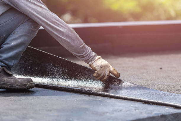 Professional Crawl Space Encapsulation technician working in Hartville, OH